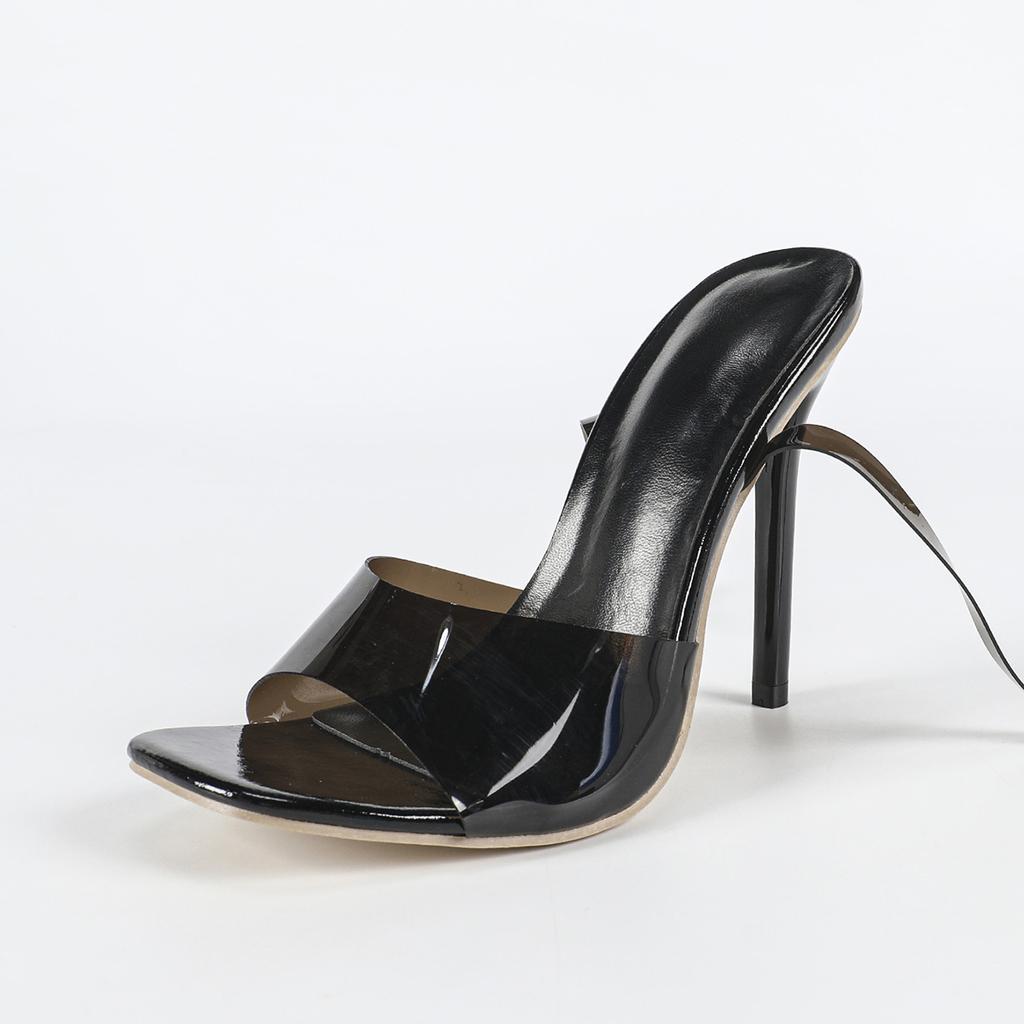 Fashion Liyke Sexy 11.5CM Dünne Hohe Absätze Transparente Sandalen Für Frauen Sommer Mode Eckig Offene Zehenpartie Party Ballschuhe Zapatos De Mujer