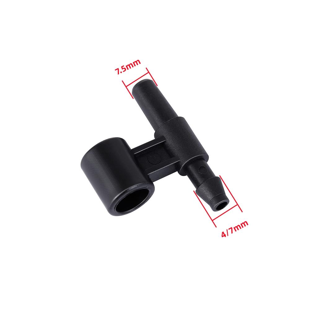 100Pcs Micro Nozzle Connectors 6mm 7.5mm to 4/7mm Single Barb Garden Lawn Farmland Drip Irrigation System Micro-Sprinkler Joints