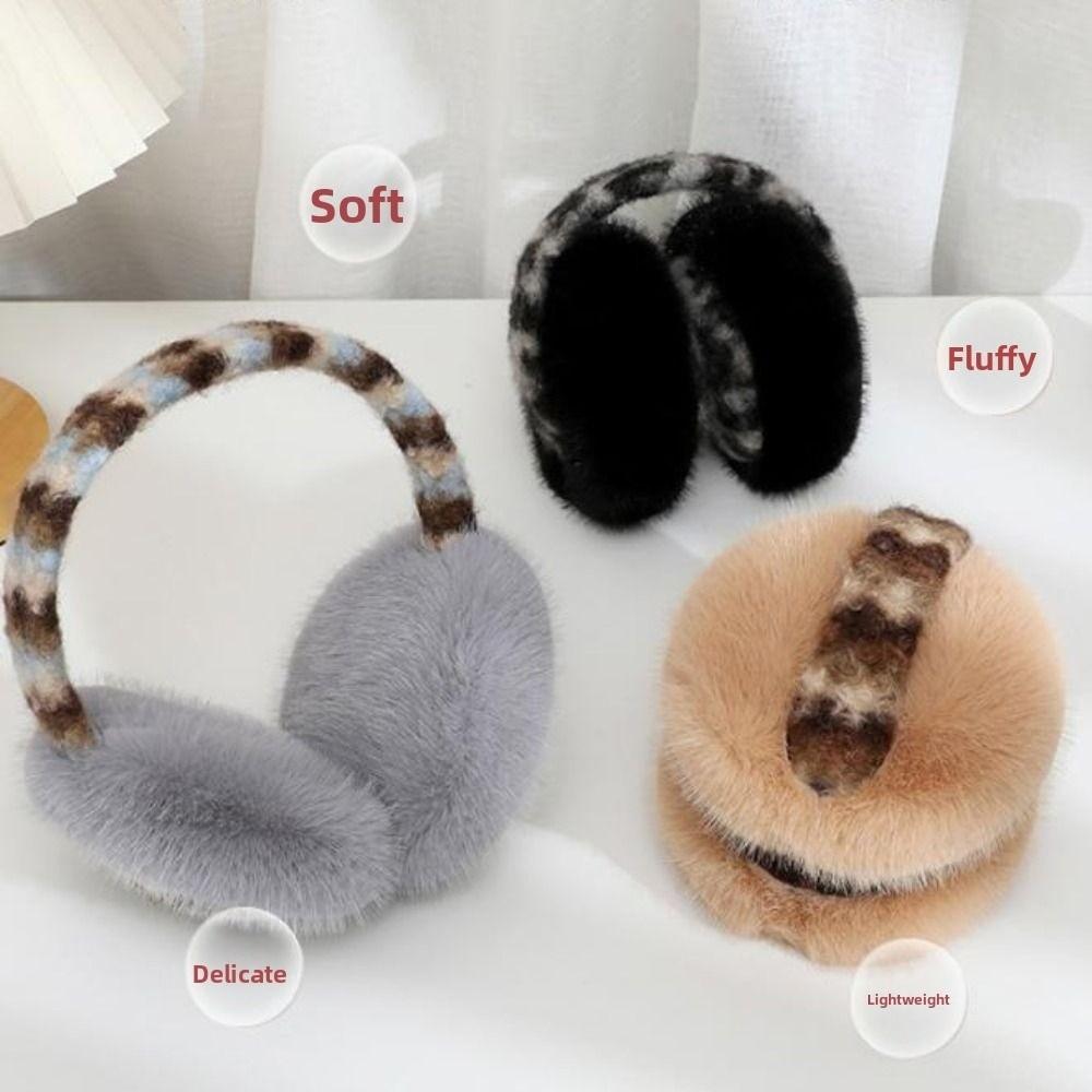 Thicken Plushes Earmuffs Windproof Cute Ear Cover Comfortable Cold-proof Ear Mask Holiday Gifts