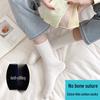 Spring/Summer Breathable Cotton Socks: Thin, Anti-Pilling, Seamless Postpartum Comfort, Solid Color, Casual Fashion