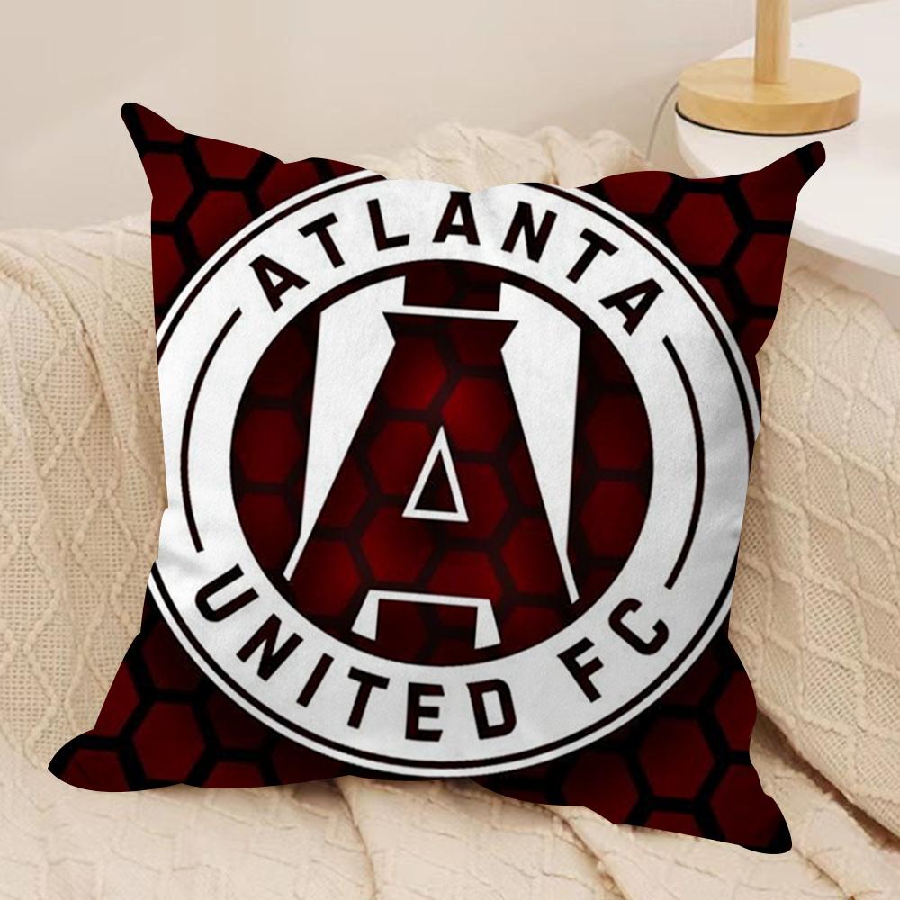 

American Cities Atlanta Cushion Cover Soft Plush Fabric DoubleSided Printed Sofa Cushion Cover for All Seasons Home Decor Gift 30x30cm 12x12in
