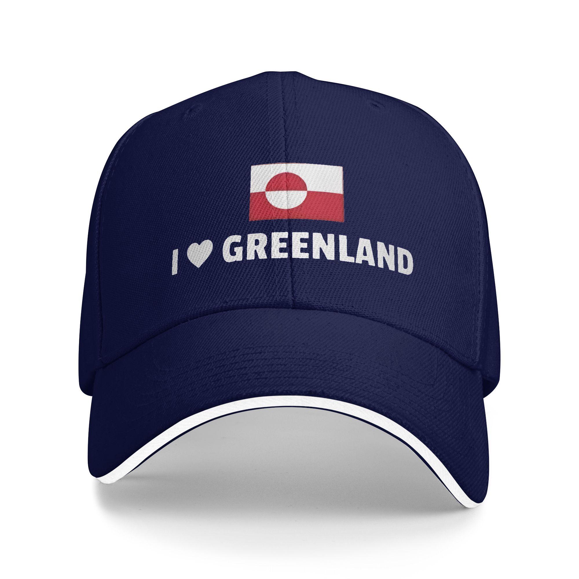 

Greenland Flag Baseball Cap Women Unisex Design Trucker Hat Summer y2k Cool Outdoor Sport Breathable Baseball Caps One Size