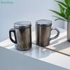 Stainless Steel Double-layer Mug With Lid, Office Insulated Insulated Mug With Handle