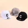 Kids Snapback Cap Embroidered Letter Flat Brim Baseball Hat for Children Boy Girl Solid Color Summer Sun Hats