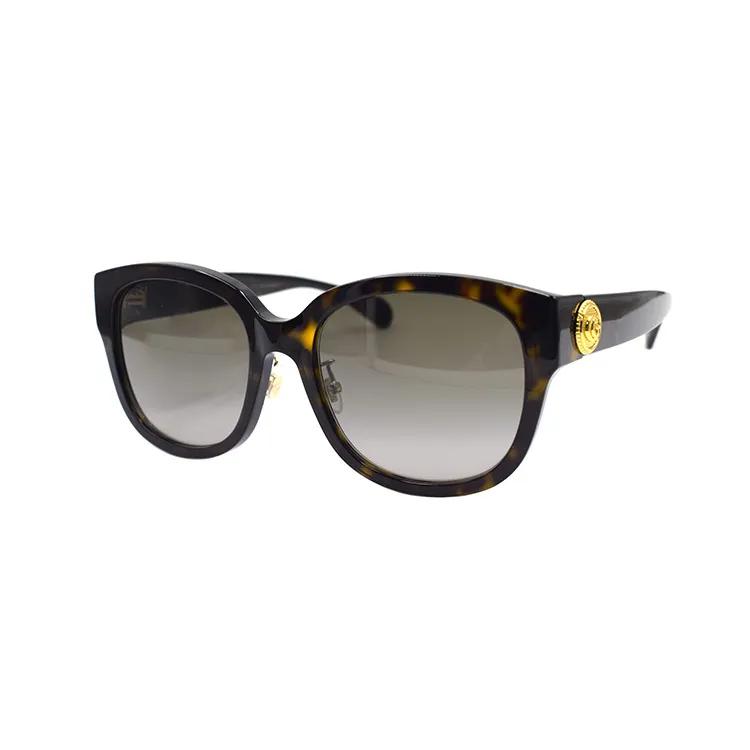 GUCCI Eyewear Oversized Frame Sunglasses (Unisex) Sunglasses GG1409SK 002