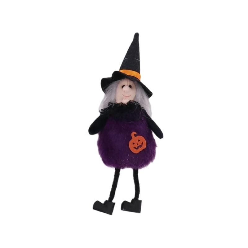 Soft Witch Pumpkins Doll Hanging Decoration Reusable Halloween Party Supplies for Kids Room Classroom Decorations