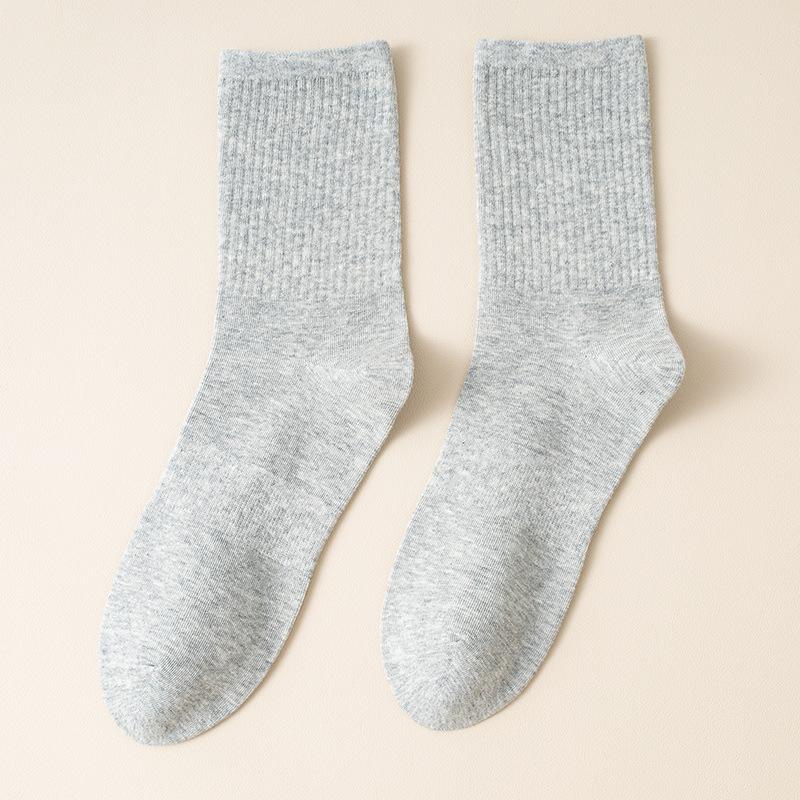 Men's Autumn Cotton Anti Bacterial Sweat Absorption Deodorant Boneless Sports Socks