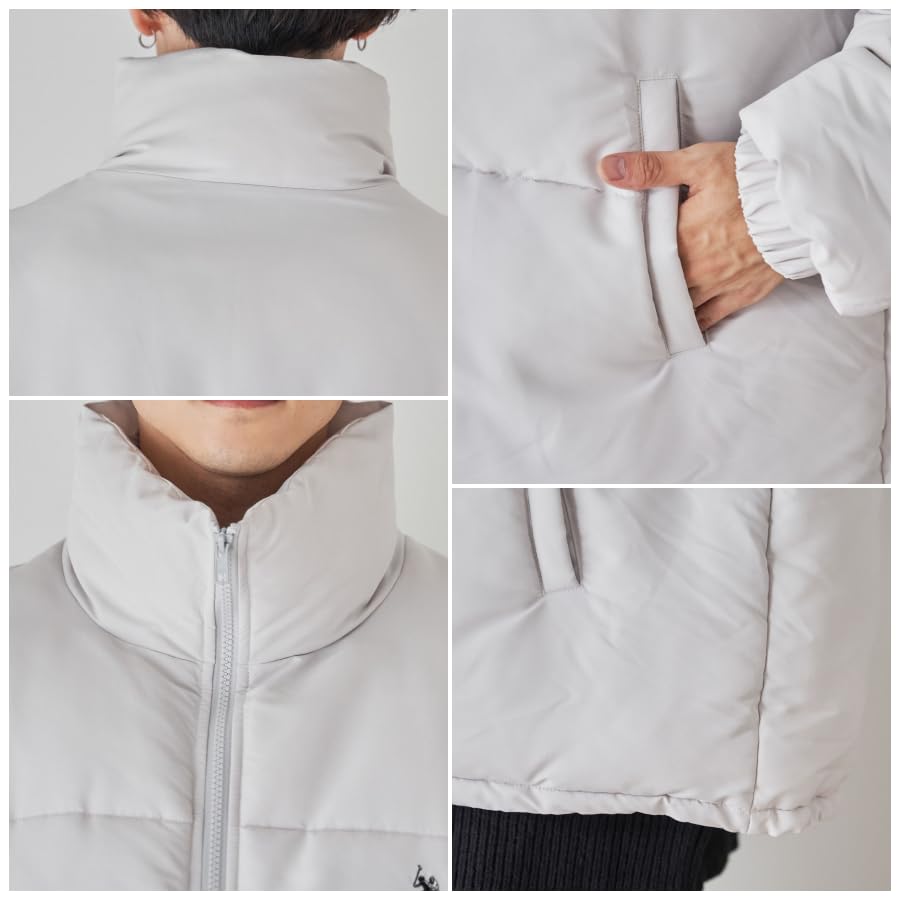 WEGO Down POLO Down Padded Winter Golf Size Dark Orange Men's Eco-Friendly Jacket, Web-Exclusive, Custom-Made, U.S. ASSN., Outerwear, Blouson, Wear,