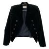 SAINT LAURENT PARIS 2014 Model 353674 Black Velvet Short Spencer Jacket Jacket 34 blackUsed