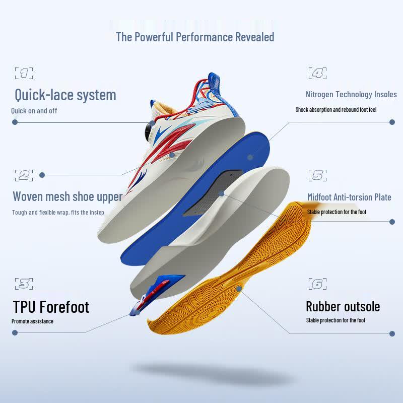 Anta Kids Starfire Basketball Shoes 37