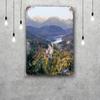 Neuschwanstein Castle Vintage Metal Tin Signs Posters Decor Retro Metal Plaque Wall Art Decor for Garage Bar