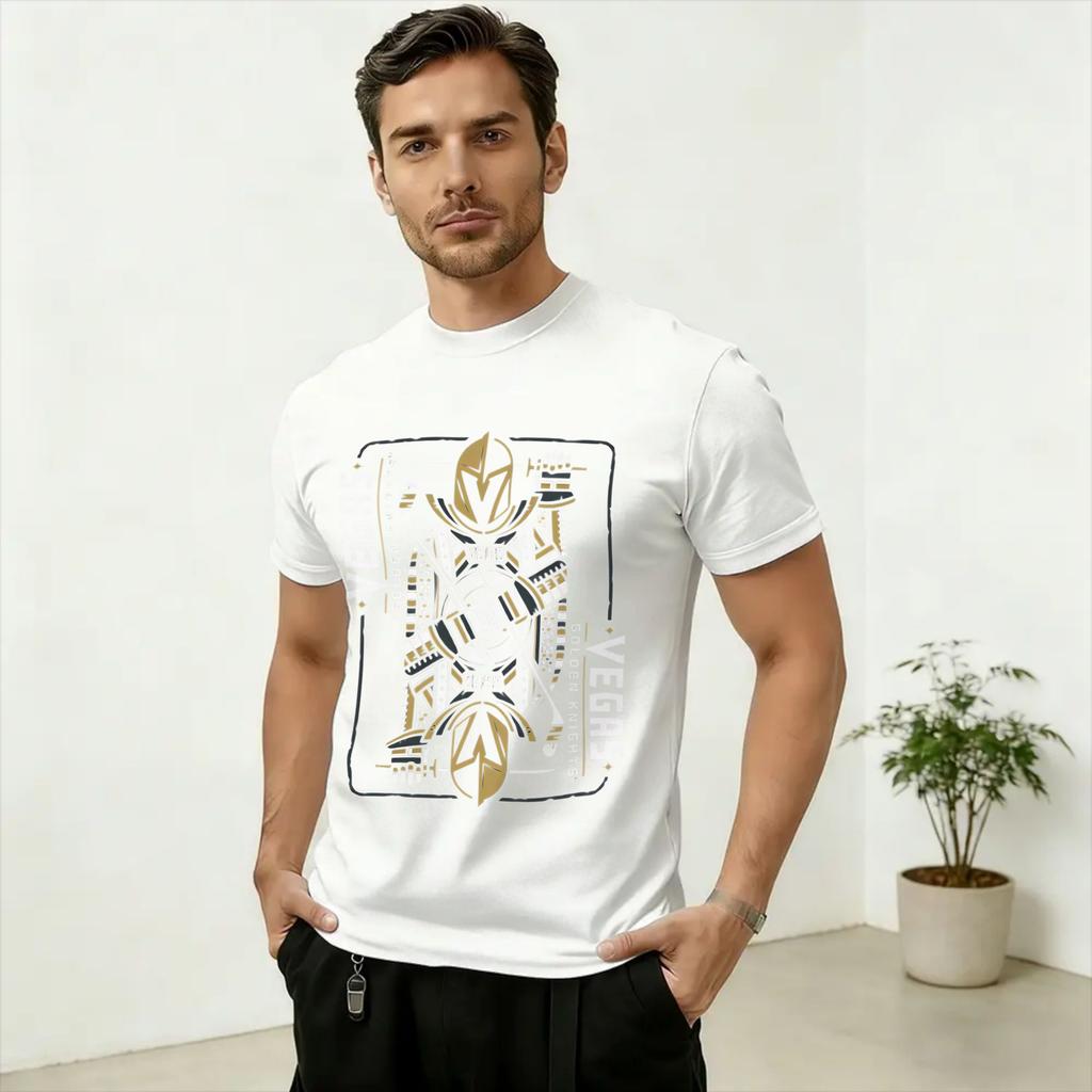 LOS VGK Cotton T Shirt For Unisexs Summer Vintage T Shirts O Neck Novelty Tees Oversized Cheap Clothes