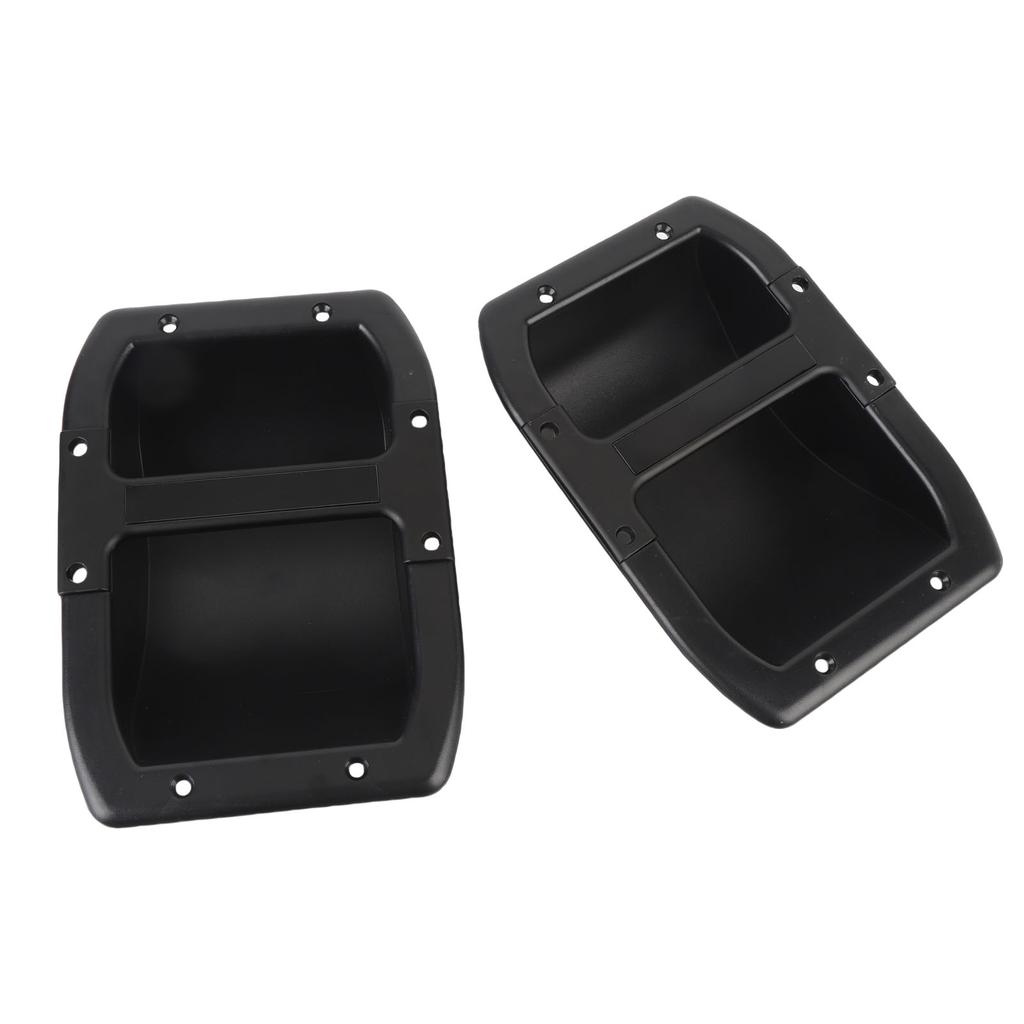 2PCS Speaker Cabinet Handles ABS Aluminum Rubber Speaker Carry Grasp Replacement Handle for PA DJ Speakers