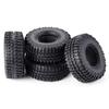 TRZX 1.9" 100mm Rubber Wheel Tire Upgrade Parts for 1/10 Axial SCX10 TRX4 D90 RC Crawler Car (4 Pieces)