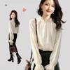 Spring New Women's Loose Casual Simple Lace Shirt