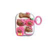 Pink Cartoon Kt Cat Apple Bluetooth Headset Case Protective Case For Airpods4 Transparent 1/2 Generation Pro3