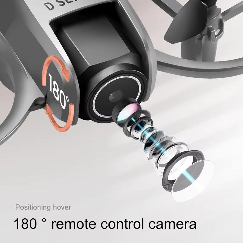 2025 NEUE D16 Mini-Drohne mit elektrisch einstellbarer 180° 8K HD-Kamera, WiFi, optischer Fluss, Tasche, Hindernisvermeidung, RC-Quadrocopter