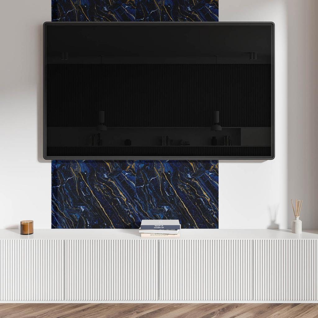 Decorative Self-Adhesive Vinyl Panel - For Hallway 100x50 Cm Abstract Marble Pattern