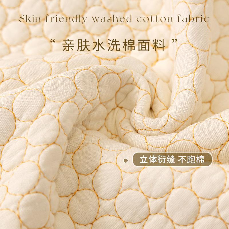 White Sofa Cushion  New Four-Season Universal Non-Slip Fabric Korean Summer Cream Wind Seat Cushion Cover Cover Cloth