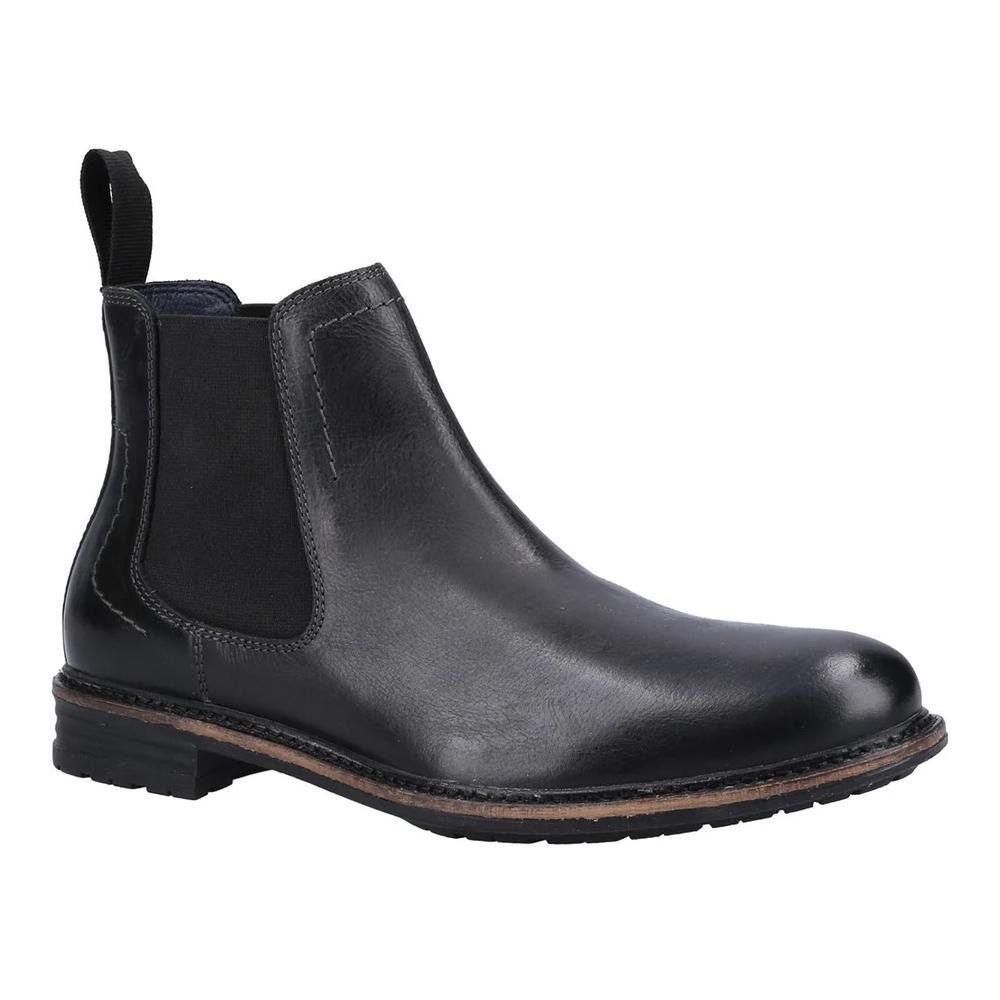 Hush Puppies Mens Justin Leather Chelsea Boots