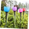 balacoo Garden Solar Lights Decorative 5pcs Tulip Design Solar Lawn Light Solar-Powered Ground Lamps Led Stake Lights for Outdoor Night Lighting