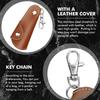Metal Shoe Horn Mini Shoe Horns Shoe Lifter Portable Travel ShoeHorn with Leather Handle Deduction Shoehorn for Keychain
