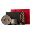 Retro ceramic coffee cup household breakfast milk cup exquisite cup and saucer set Latte cup high-end gift box set