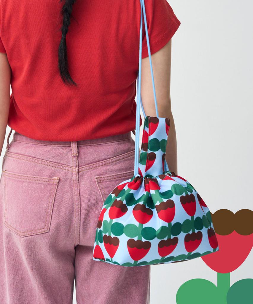 Dropdropdrop Deli Bag Berry Bloom Red
