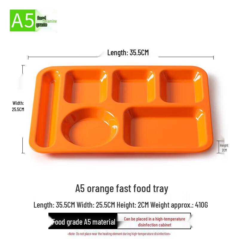 

Melamine Divided Canteen Tray