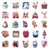50-Piece Christmas Fun Gift Stickers (Santa Claus Design) - Waterproof Graffiti Decals for Computers, Notebooks, Phone Cases