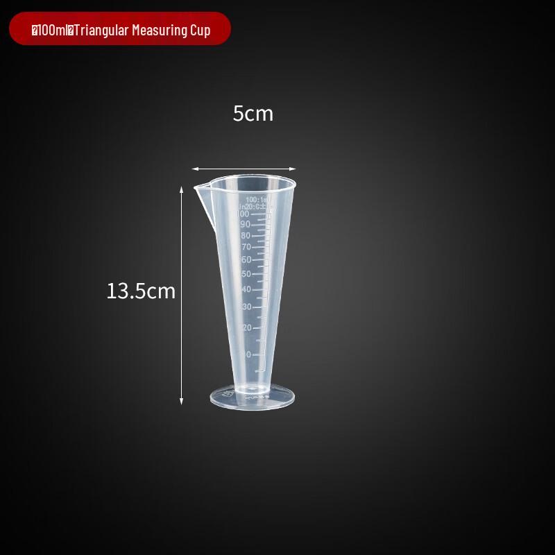 Yicang Food-Grade PC Plastic Measuring Cups, 100ml (10-Pack)
