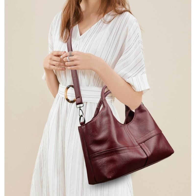 A Handbag for Middle-aged Women, A Single-shoulder Crossbody Bag, A High-end Commuter Underarm Bag