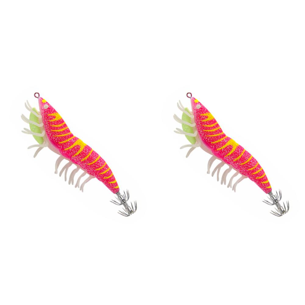 

- Luminous Squid Hook Glowing Octopus Hook Silicone Fishing Tackles (C)
