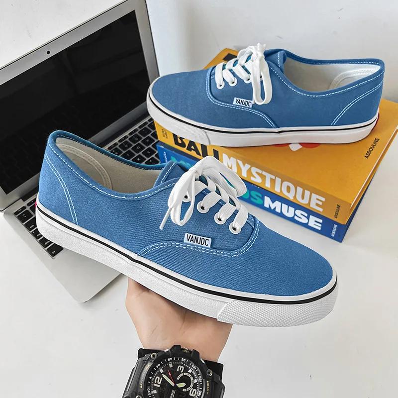 Sizes 35-44 Unisex Shoes Fashion Breathable Canvas Shoe Casual Men's Shoes Outdoor Shallow Sports Shoes for Women Vulcanize Shoe
