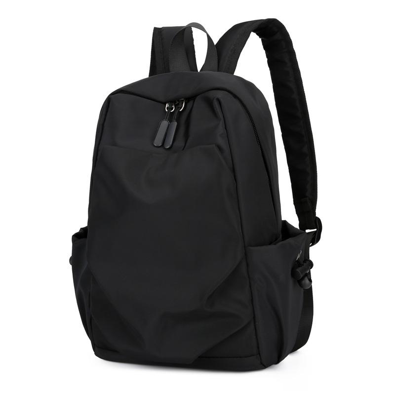 Mini Heren Rugzak Mode Kleine Zwarte Schoudertas Schooltas voor Man Canvas Designer Waterdicht Sport Reizen Mannelijke Rugzakken zwart