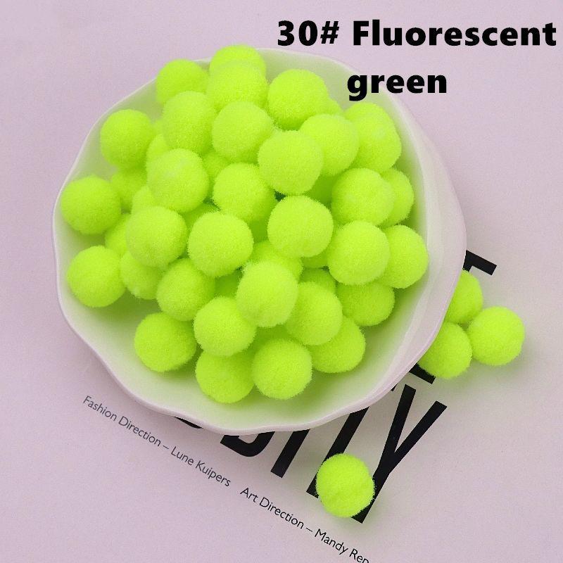 High Elastic Polyester Fluff Ball DIY Lace Black Long Hair Accessories