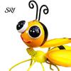 Outdoor Bee Ornament Metal Garden Statue Small Cute Bumble Sculpture Outside Fence Insect Figurine Lawn Yard Art for Backyard Table Wall Decor Display