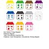 1 Set Colorful Jar Fridge Magnet Food Fruit Animal Clothes Jewelry Recognition