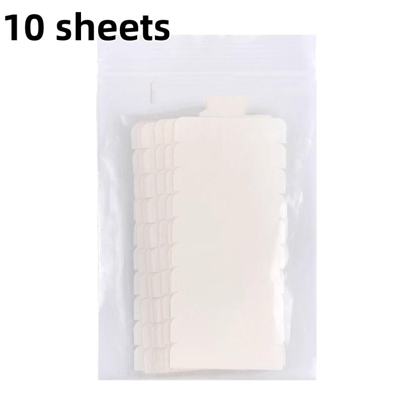 

10 Sheets Waterproof Supertape Hair Tape Double Sided Adhesive Super Tape For Lace Wig Toupee Replacement белый