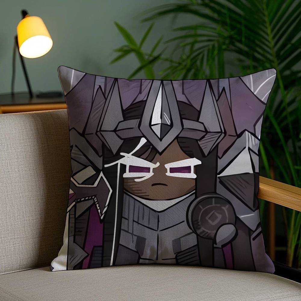 Pillow Case Game C-Cookie Run Kingdom Sofa Short Plush Double-sided HD Printing Room Home Office Gift Cushion Cover