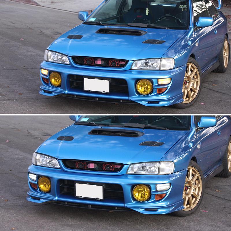 Switchback Sequenziell Gelb Weiß LED 1156 Frontstoßstange Blinkerleuchten Mit Tagfahrlicht Für Subaru Impreza 1999-2001