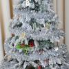 2M Christmas Decoration Garland Xmas Tree Ornaments Sparkling Metal Ribbon For Xmas Hanging Pendant Decor Party New Year Wedding