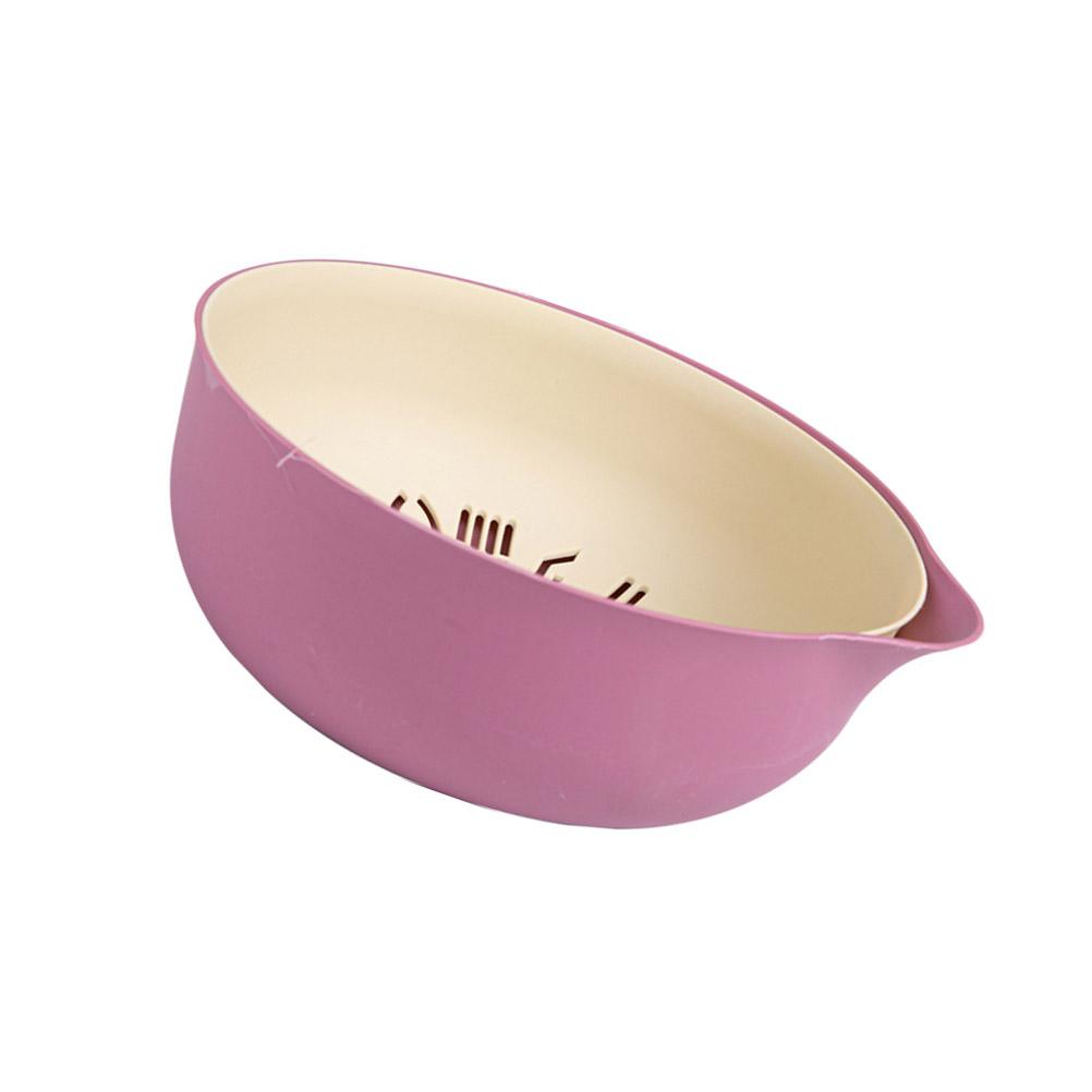 Vegetable Basket Drainer Draining Kitchen Supply Food Basin and Fruit Washing Container Strainer Versatile Storage