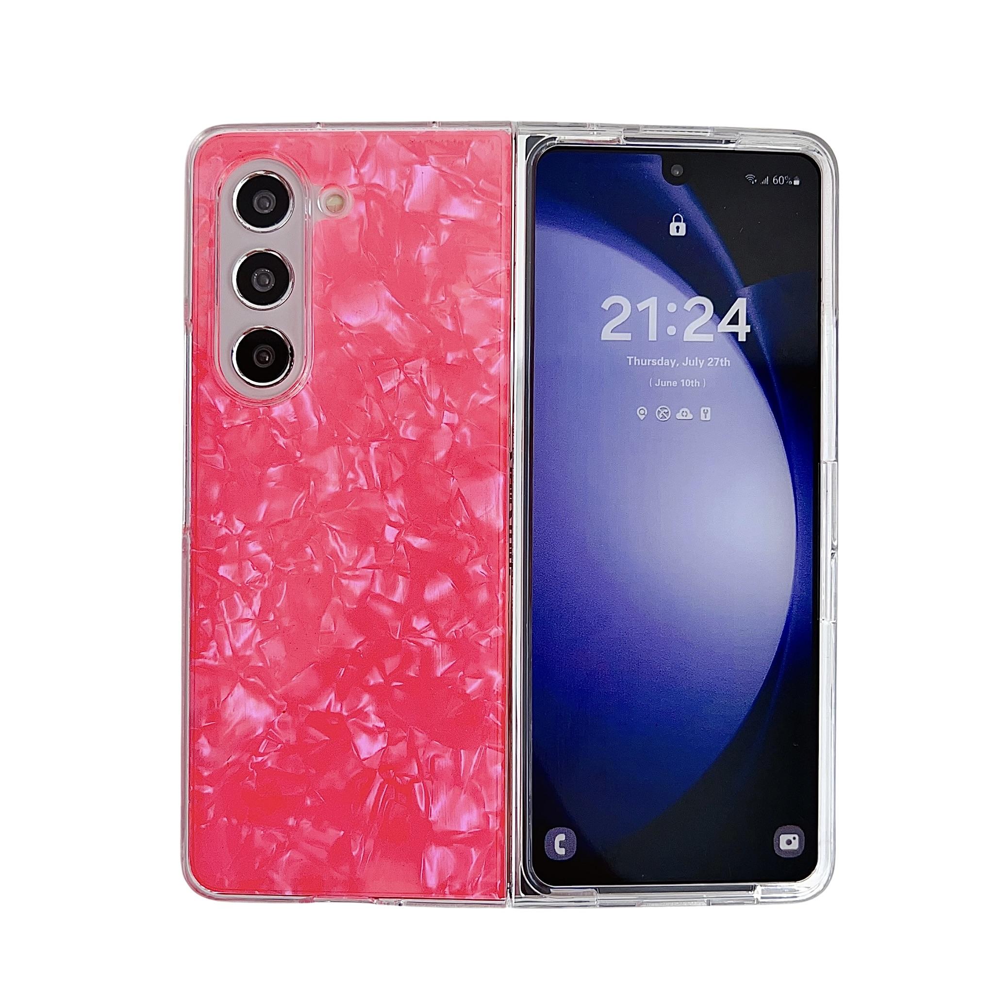 

Glitter Dream Shell Phone Case For Samsung Galaxy Z Fold 6 5 4 3 Hard PC Cover For Samsung Galaxy Z Fold 7 Case Galaxy Z Fold7