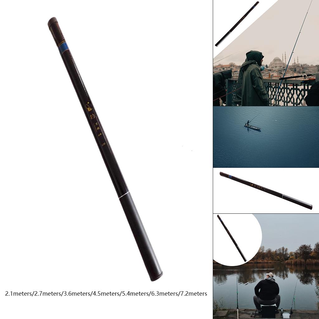 Ultralight Telescopic Fishing Rod Hard Travel Pole Equipment for Freshwater Stream