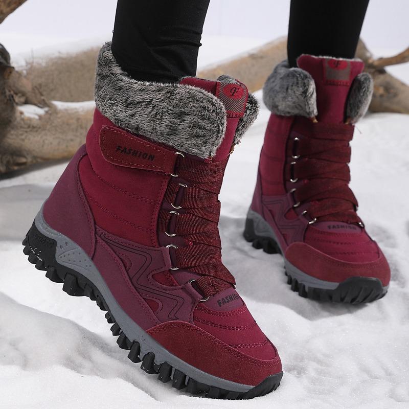 Women's Winter Boots  Anti-Slip Waterproof Warm Large Size Snow Boot Women's Shoes Womens Winter Shoes European Winter Boots