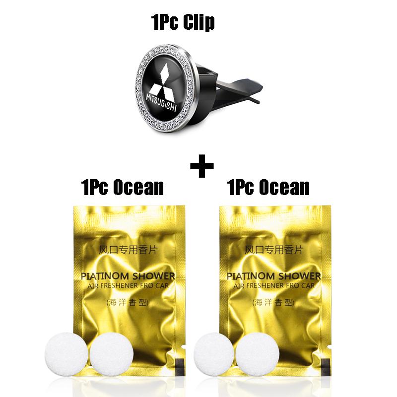 Car Solid Perfume Clip Air Vent Aromatherapy Diffuser For Mitsubishi Pajero Outlander Mirage ASX Lancer Galant Ralliart Jinxuan
