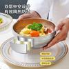 Pure Titanium Bowl Outdoor Camping Hiking Portable Heat Resistant Antibacterial Dinnerware 12-20cm Size