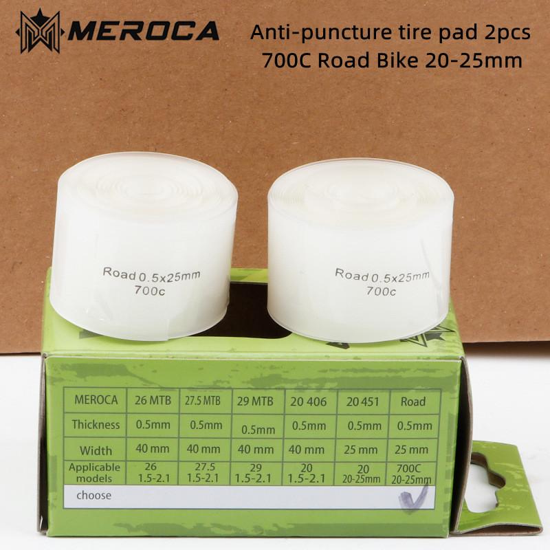 MEROCA bike tire liner 700c 26 inch 27.5 inch 29 inch Puncture Proof Puncture Belt MTB Road bike tyre liner anti puncture tape 700C