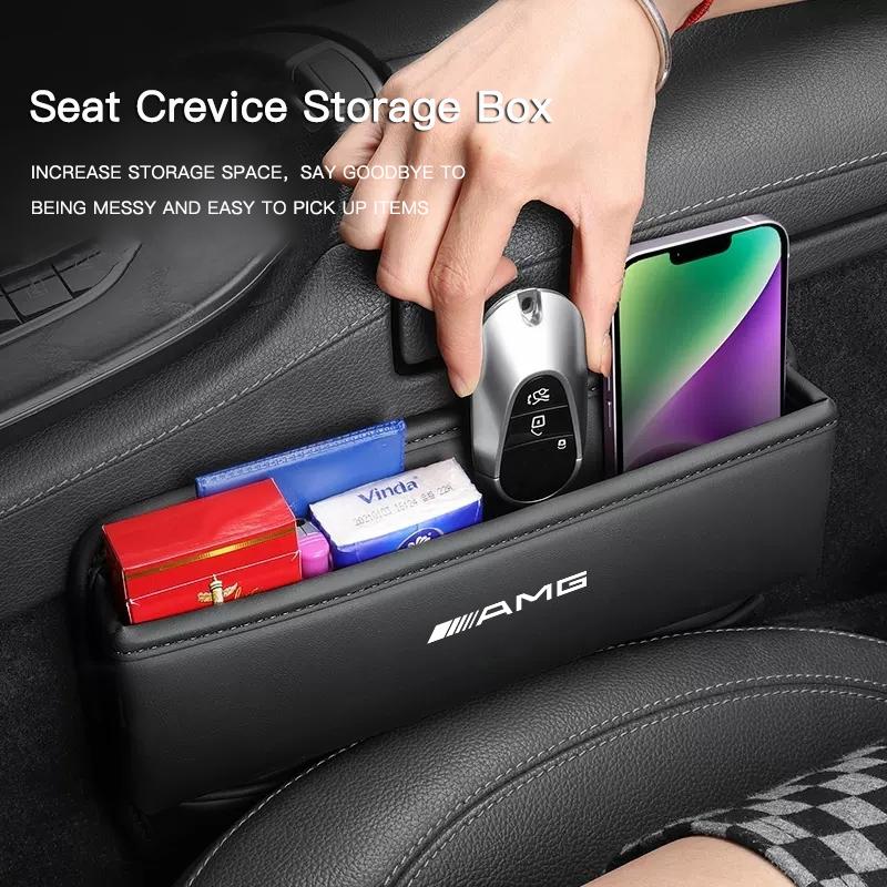 FVNH3 Car Seat Gap Plug Leak-proof Plug Seat Storage Box for Mercedes Benz AMG A B C M ML GLA GLS E Class W176 W205 W166 W246 W212